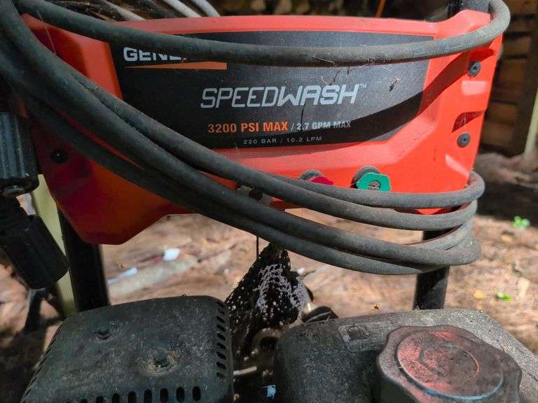 Generac speed wash pressure washer - 3200 PSI