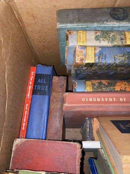 Large Box of Vintage Books