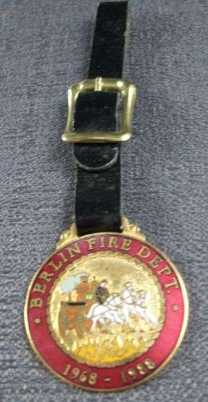 Berlin Fire Dept., 1968-1988, Watch Fob