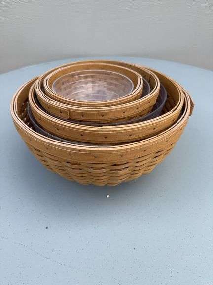 (4) Piece Longaberger Basket Set