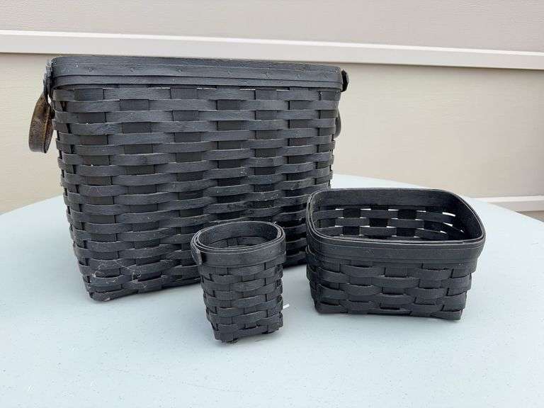 (3) Longaberger Baskets