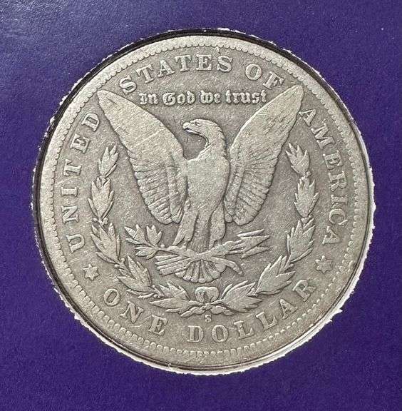 Lot of Two (2) Morgan Silver Dollars with Commemorative Cards & Stamps