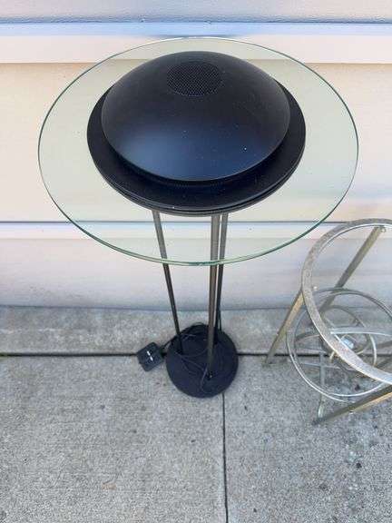 Large Saturn Floor Lamp and Night Stand