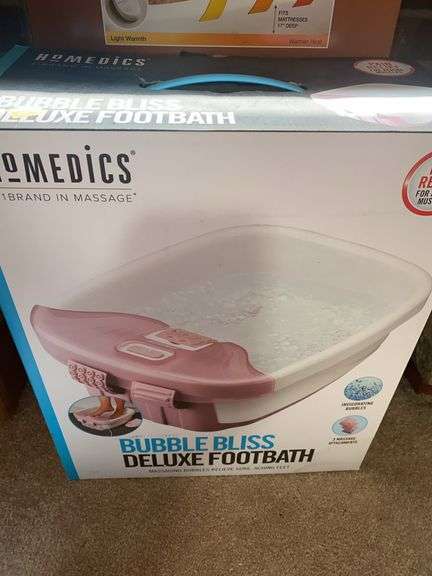 Homedics Bubble Bliss Deluxe Footbath, Homedics ParaSpa Elite, RestWarmer Heated Mattress Pad
