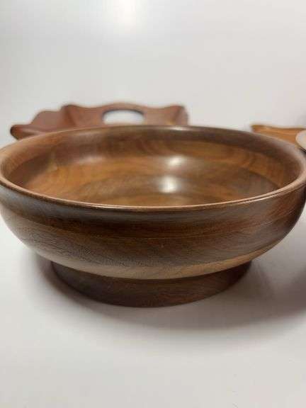 Assortment of Wooden Dishes