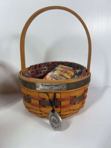Longaberger Hostess Appreciation Basket, Inaugural Basket, Hope Baskets