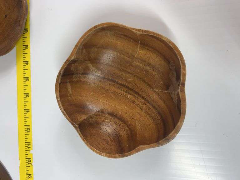 Assortment of Wooden Dishes