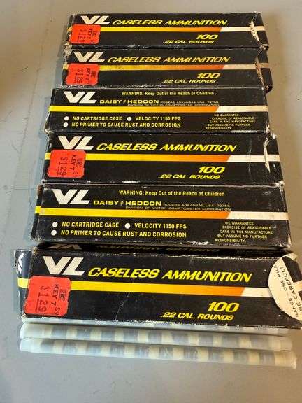 VL SHOOTING SYSTEM .22 CAL CASELESS AMMUNITION - 530 ROUNDS