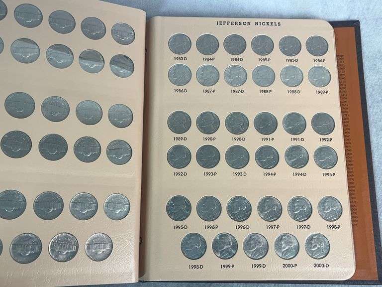 1938-2005 Jefferson Nickels Complete Book