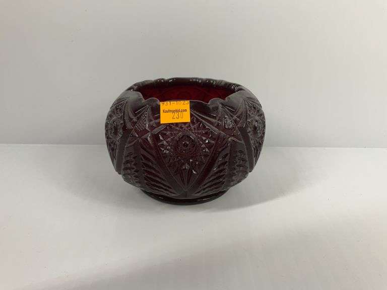 Fenton Ruby Red Bowl