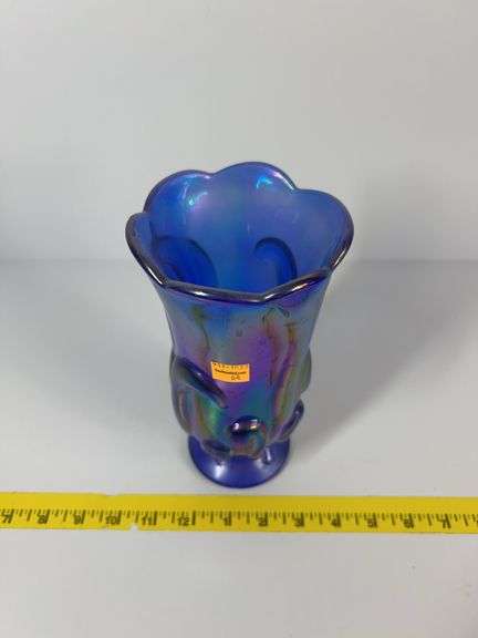 Fenton Iridescent Vase