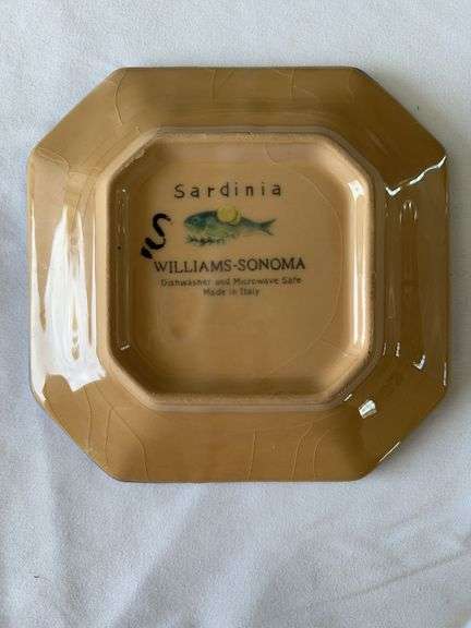 Sardinia Williams Sonoma Dishes *Includes (6) Lg Bowls, (4) Sm Plates, and Lg Serving Dish