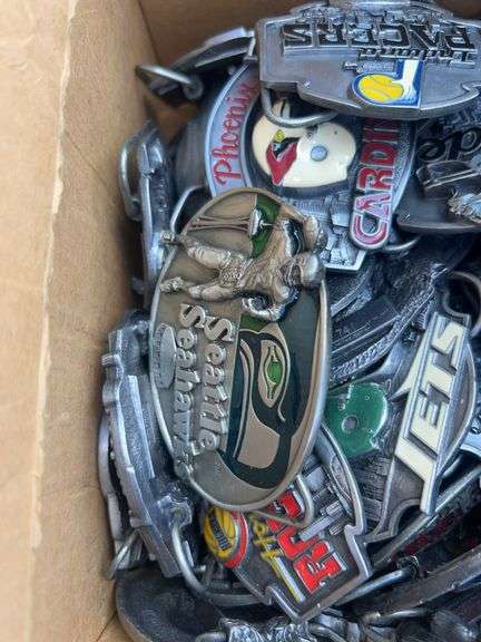 Large Assortment of Belt Buckles