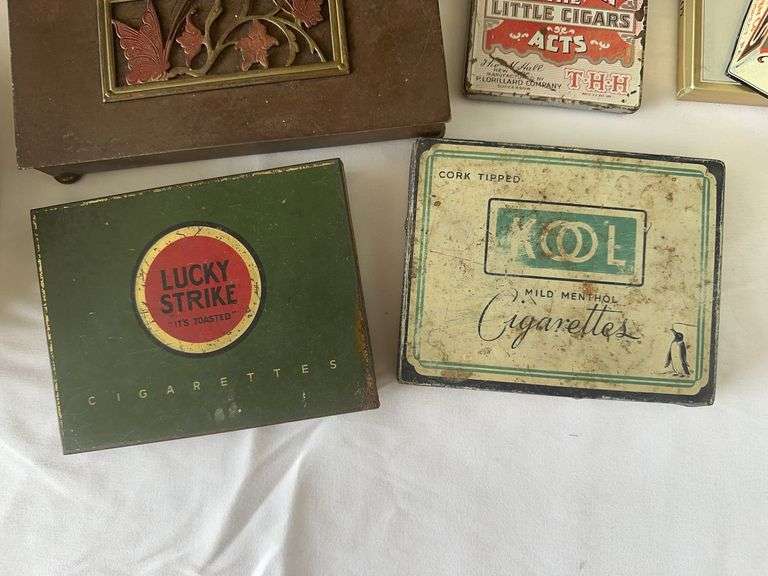 Old Cigar and Tobacco Tins