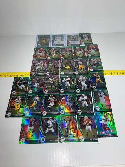 Assortment of College Football Trading Cards
