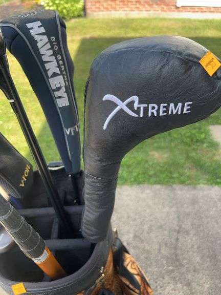 Leopard Print Golf Bags with Clubs