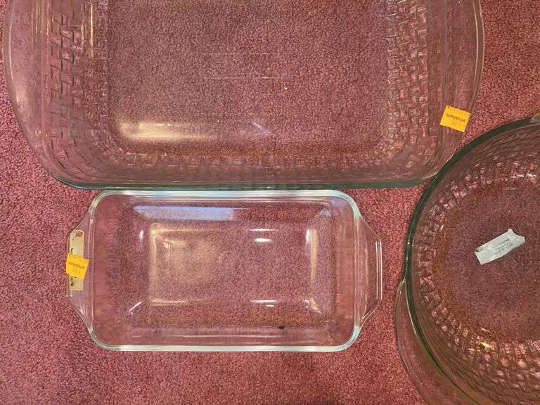 Anchor Hocking Casserole Dishes and Mixing Bowl