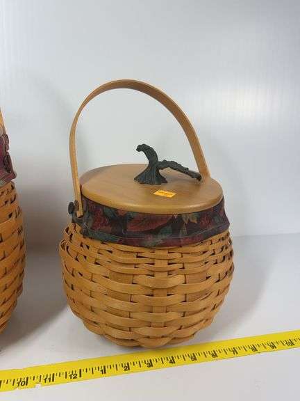 2 Longaberger Fall Fields Baskets