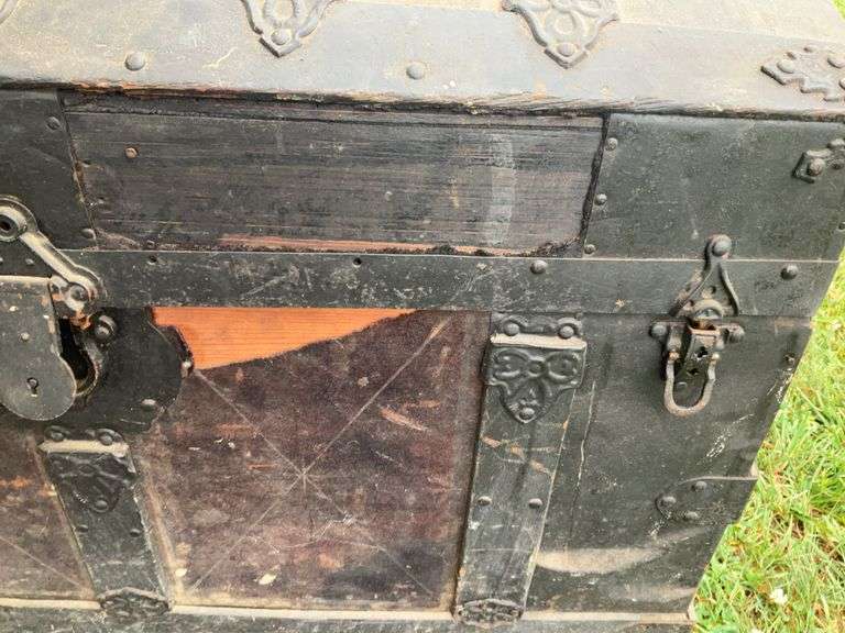 Vintage Trunk with Contents