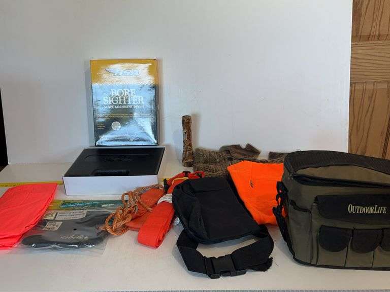 BSA Bore Sighter, Mask, Raincoat, Bag Pouch
