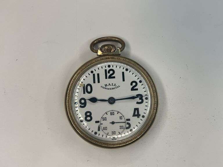 Ball Commercial 17 Jewel Pocket Watch