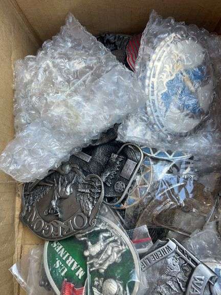 Large Assortment of Belt Buckles