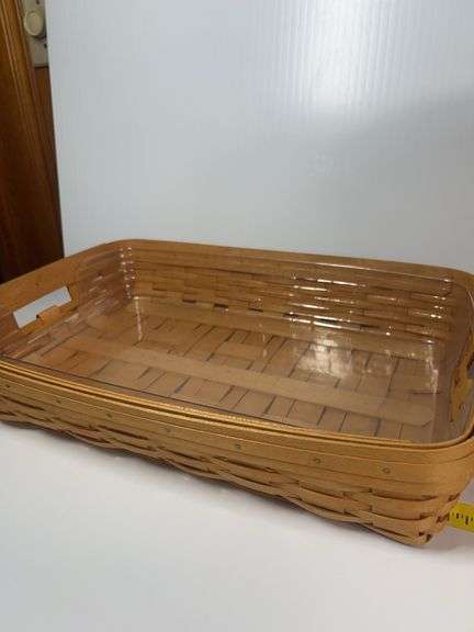 Longaberger Large Serving Tray, Longaberger Large Boardwalk Basket