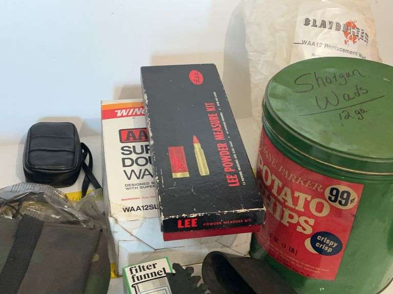 Binoculars, Tin, Wads, Etc.