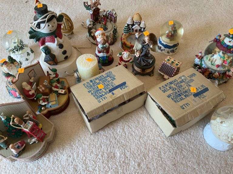 Assortment of Christmas Decorations