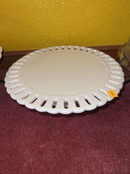 (4) Glass Cake Stands/Platters