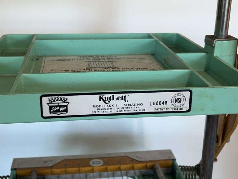 KutLett Model SKK-1 Lettuce Cutter
