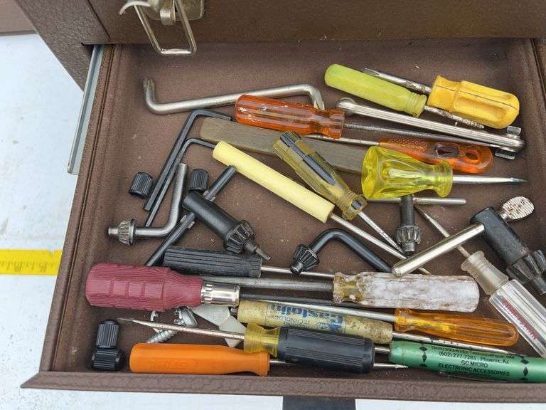 Toolbox with Variety of Tools