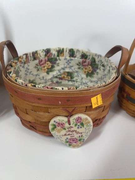 Longaberger Mothers Day Basket, Easter Basket, Inaugural Basket, Herb Basket