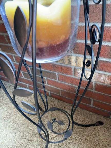 Large Candle Holder Stand and Candle