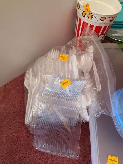 Plastic Food Storage Containers, Plastic Flatware, And More