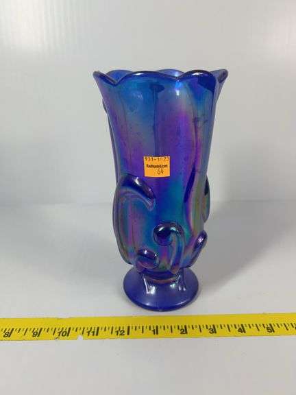 Fenton Iridescent Vase
