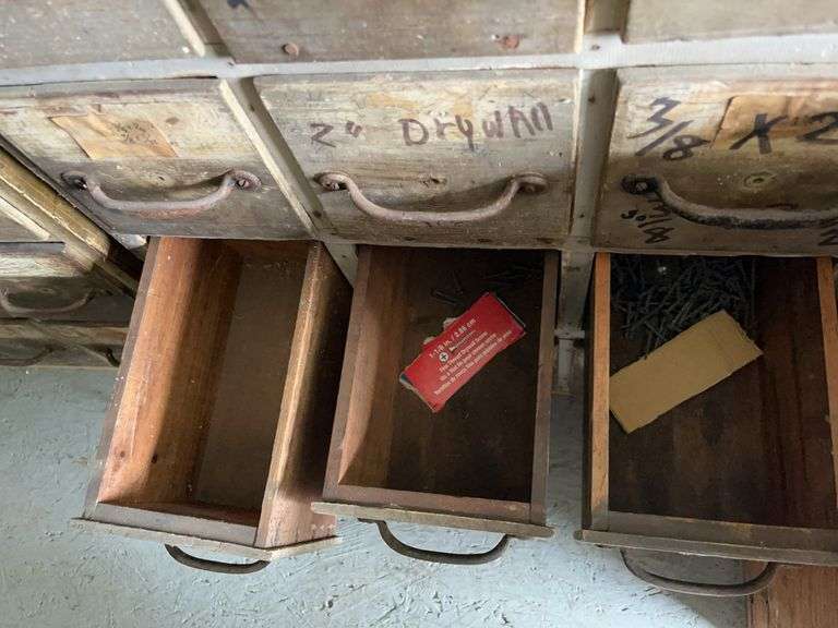 Wooden Storage Bin with Hardware