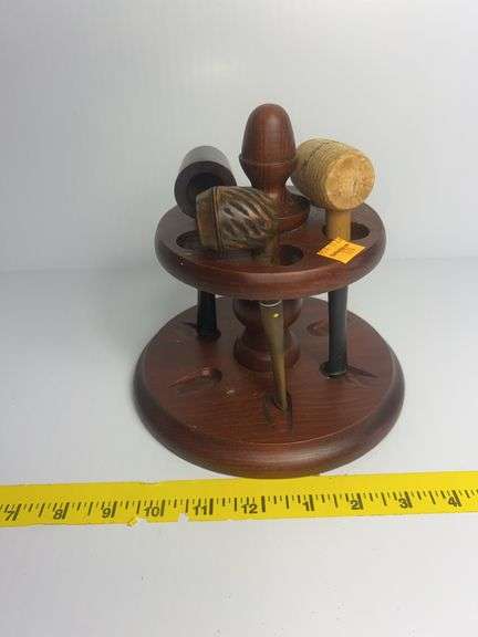 Pipe Stand with 3 Pipes