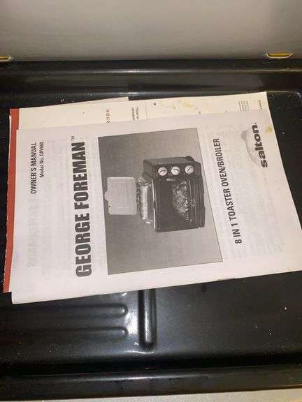 George Foreman 8 in 1 Toaster Oven/Broiler