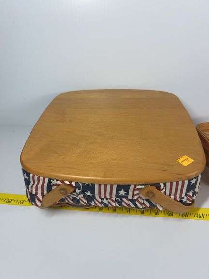 Longaberger All American Pie Basket, Longaberger Little Star Basket, Longaberger Heritage Green Smal