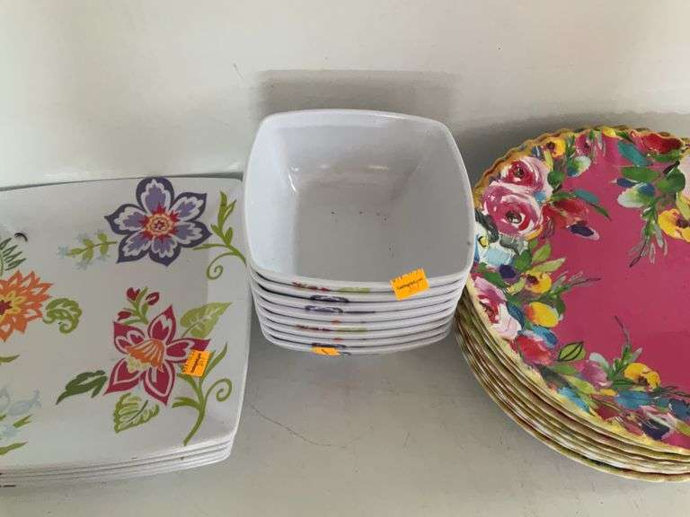 Longaberger Plates and Bowls, Pier 1 Plates
