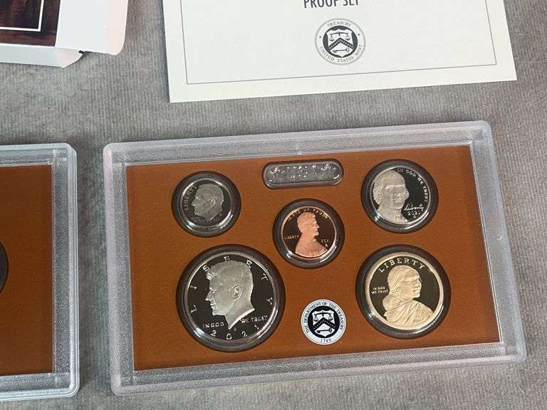 Two 2021 United States Mint Proof Sets