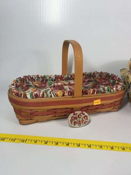 Longaberger Tissue Basket, Purse, Tulip Basket