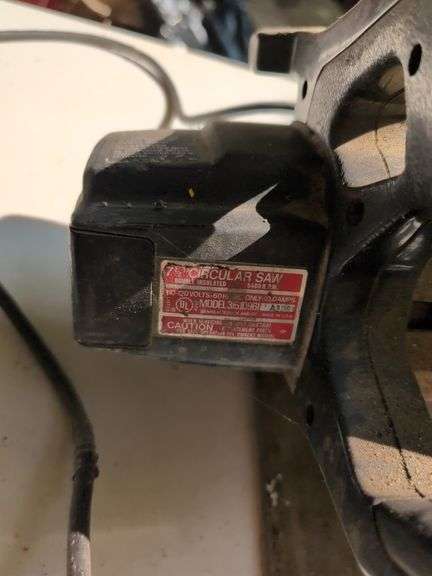 Craftsman 7" circular saw and jig saw and Milwaukee sander/grinder