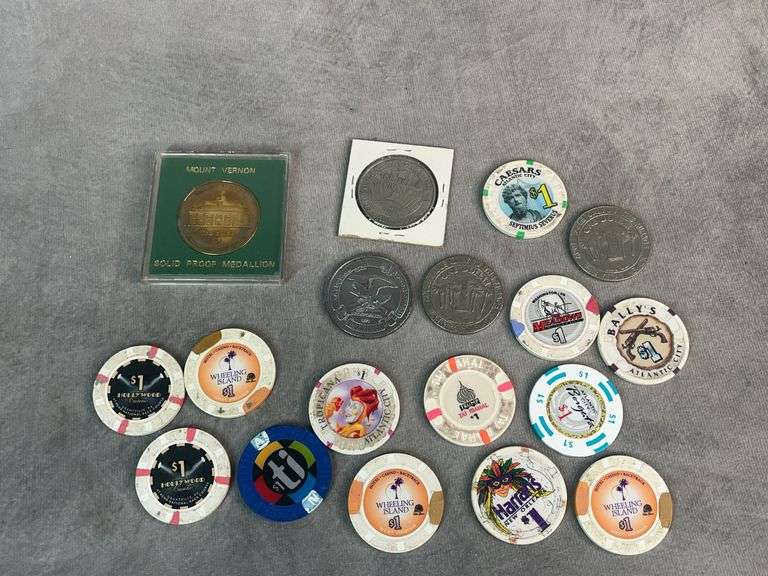 Poker Chips & Commemorative Medallions