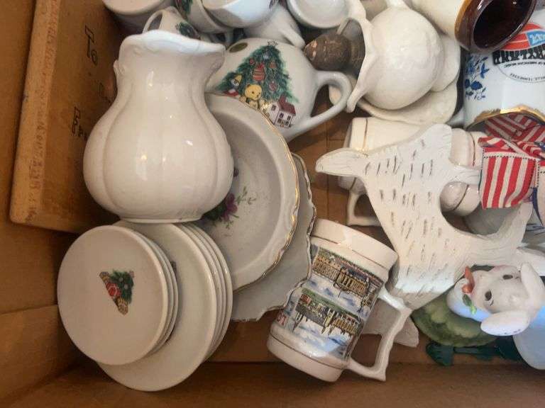 Assortment of Glassware and Decor