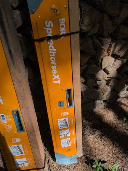 (2) Speedhorse XT collapsible saw horses