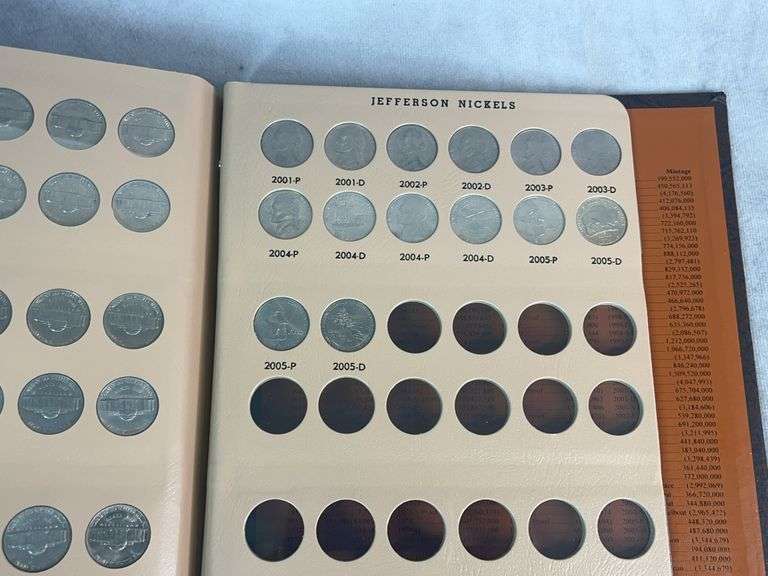 1938-2005 Jefferson Nickels Complete Book