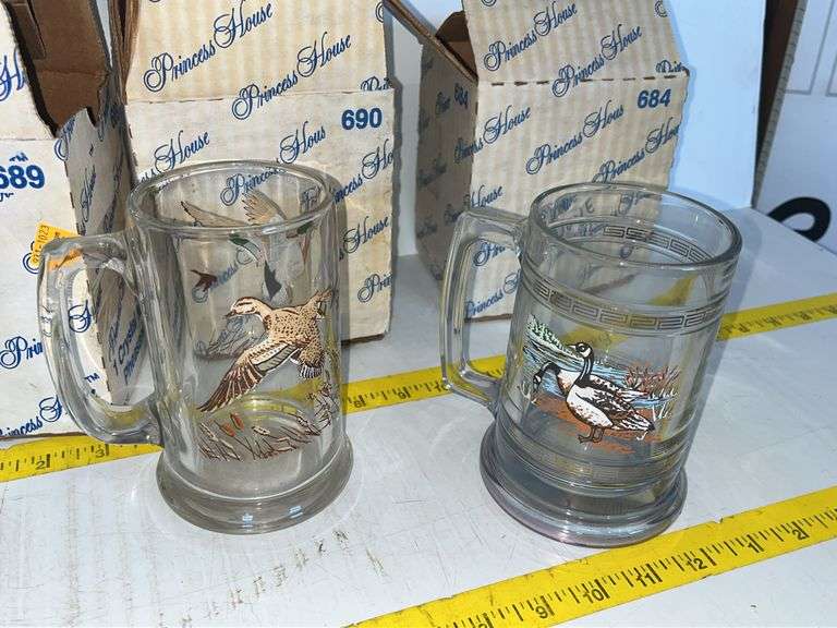 Princess House Hunting Beer Mugs