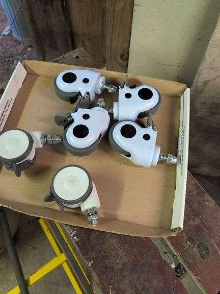Trash barrel with piping, work stand, conduit bender, and roller